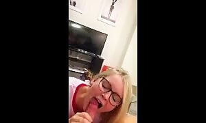 Blonde Cumshot