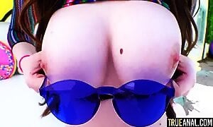 TRUE ANAL Hazel Moore's Hypnotizing Ass