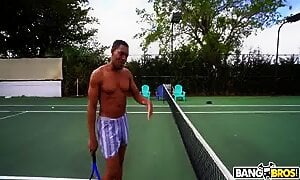 KIMBERLY SNOW Seductive Tennis Ace.