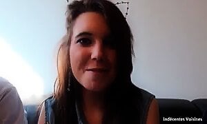 French Teen Angela With BBC Threesome
