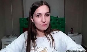 Cute Small Tits Amateur Babe Masturbating On Webcam