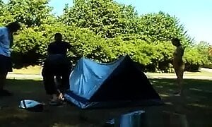 Naked Camping Girl