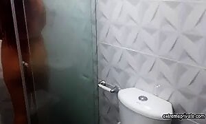 Jerking Off Watching My Stepsister Showering