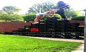 Jasamine Banks Crate Challenge Blowjob Video 