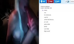 Hot blonde taking demands on omegle