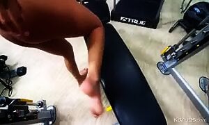 Binky Beaz Fucking In The Gym. OMG So Beautiful Pussy.