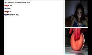 Nice Tits Masturbates To Fleshlight On Omegle