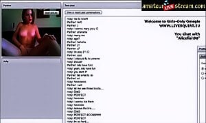 Woman Stripping, Showing And Fingering On Chat