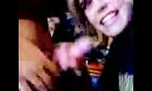 Pretty Amateur Teen Sucks Friend's Cock On Camera