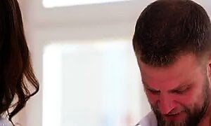 Lia Lin Exotic Nurse Drinks All His Cream