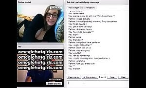 #35 Chatroulette Teen With Huge Tits Fingers Her P