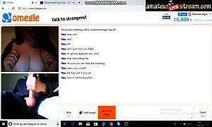 Guy Cums For Sexy Chubby Babe On Omegle