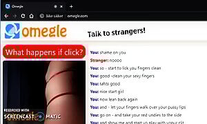Omegle Girl Shows Off