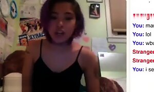 Purple Haired Omegle Asian Bating