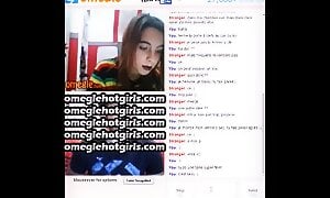 #23 Omegle French Brunette Is Horny