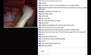 Sexy And Horny Blonde Has Fun On Omegle Part 1.