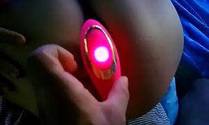 Quick CREAMY FUCK In Tent Dick N Toy DOUBLE PENETRATION
