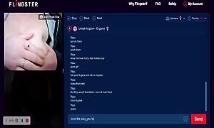 Omegle British Slut Teases And Skips
