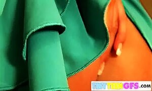 BrookeSkye Showing Tight Pussy Closeup Upstair