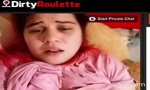 Omegle Horny Slut Fucks Pussy And Begs For My Cum