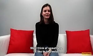 18 Yo Sweet Tereza - Really First Blowjob ! - DELETED SCENE !!!
