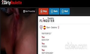 Omegle Spanish Whore Gets Her Cum Face On