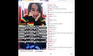 Omegle French Brunette Is Horny