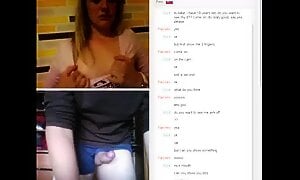 Blond Omegle Slut.Mp4
