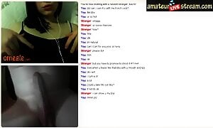 A Teasing Brunnette On Omeagle