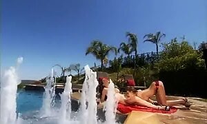Lesbians By The Pool