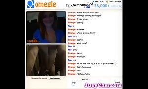 Omegle Blonde Reaction On Masturbation - JucyCam