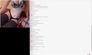 Amateur Omegle Slut Loves To Show All She's Got