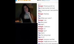 Omegle Teen Girl Gets Nasty
