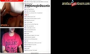 Clothed Guy Instructing Horny Babe On Omegle