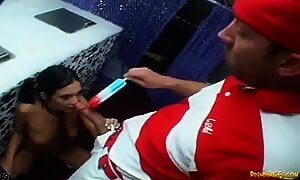 Sweet Stephanie With Popsicle Blowjob And Fuckin In Van