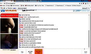 Omegle Teen Likes Big Cock