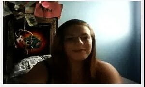 Adorable Amateur Blonde Teen Masturbates On Cam