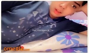 Arabic Girl Plays WIth Her TIts On Omegle