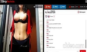 Omegle DirtyRoulette French Beauty Hairy Pussy