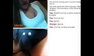 Gerita con frenos y peznes cafs, Blonde girl with