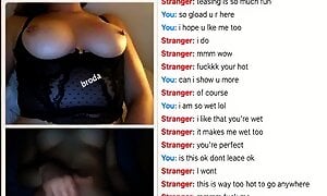 Omegle Lesbian Chat- stunning brunette