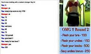 Girl With Amazing Body Plays Omegle Game