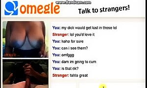 Omegle Black Girl Flashing Huge Tits For Big Cumsh