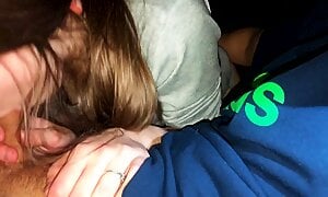 Dirty Lady - Hard Amateur Anal Sex in Car - she Sucks my Dick and getting Cum in Ass