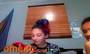 Omegle Teases In Front Of Friend