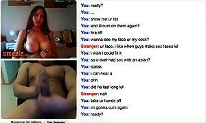 Horny Omegle Teen Masturbation