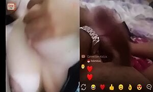 Boobs teasing on cam