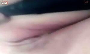 Russian slut shows pussy
