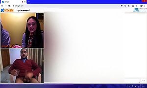 Omegle pretty girl love to watch me cum