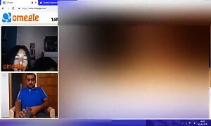 Omegle cum for two girls and jerking for attractive teens